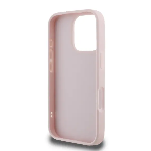 Etui Karl Lagerfeld hardcase Quilted Signature do iPhone 16 Pro Różowy