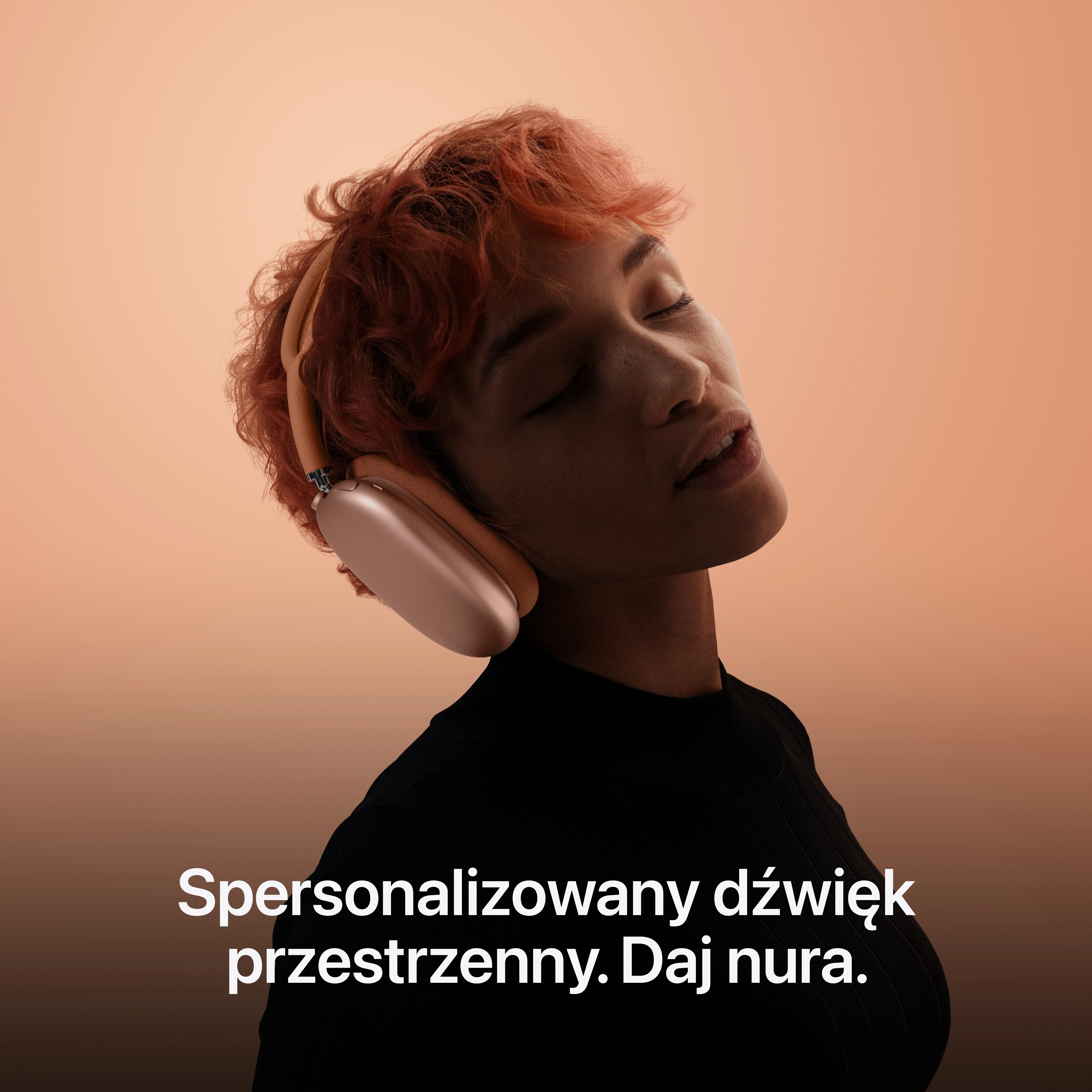 Apple AirPods Max USB-C Nauszne Bluetooth 5.0 Pomarańczowy