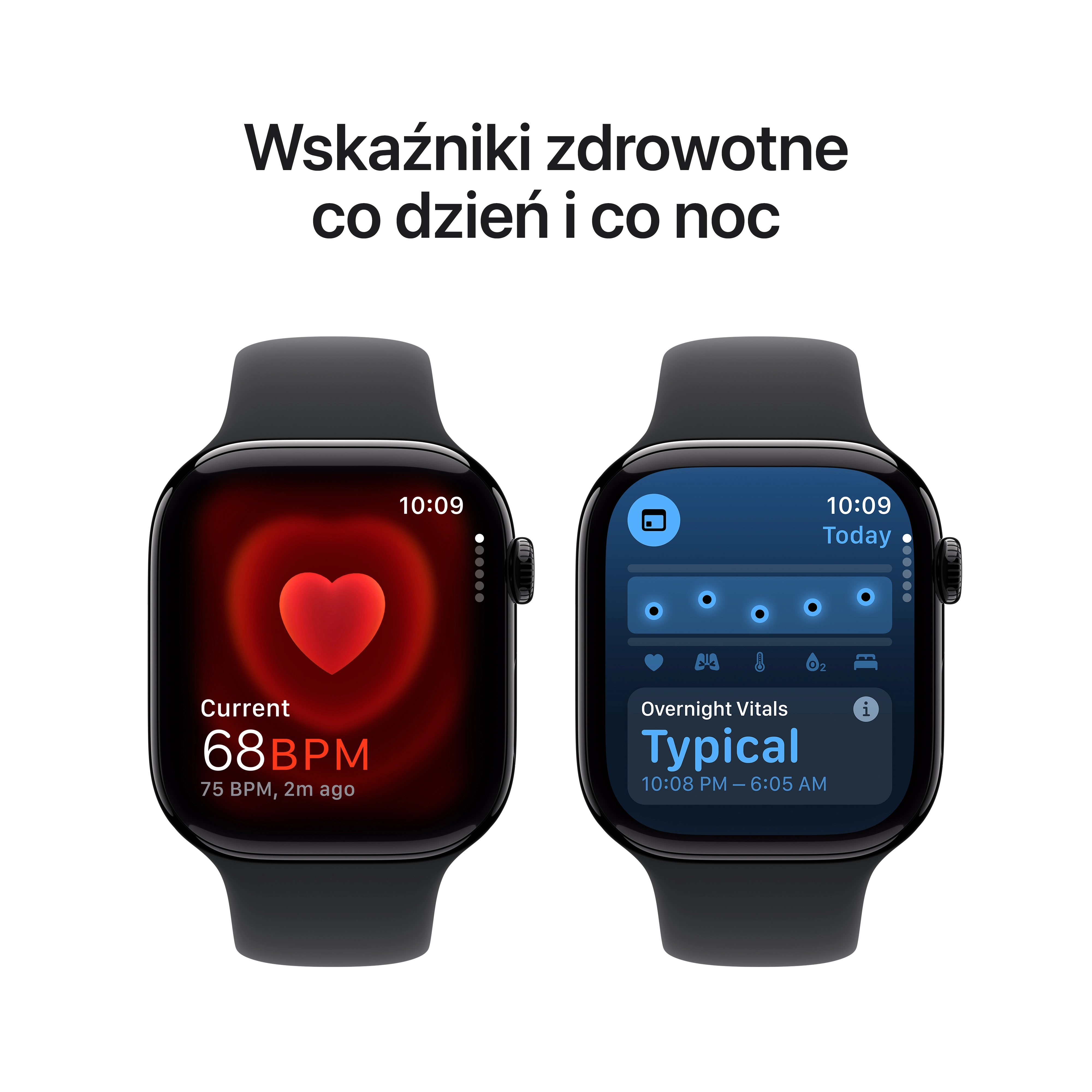 Apple Watch Series 10 GPS + Cellular 42mm aluminium onyks pasek sportowy czarny M/L