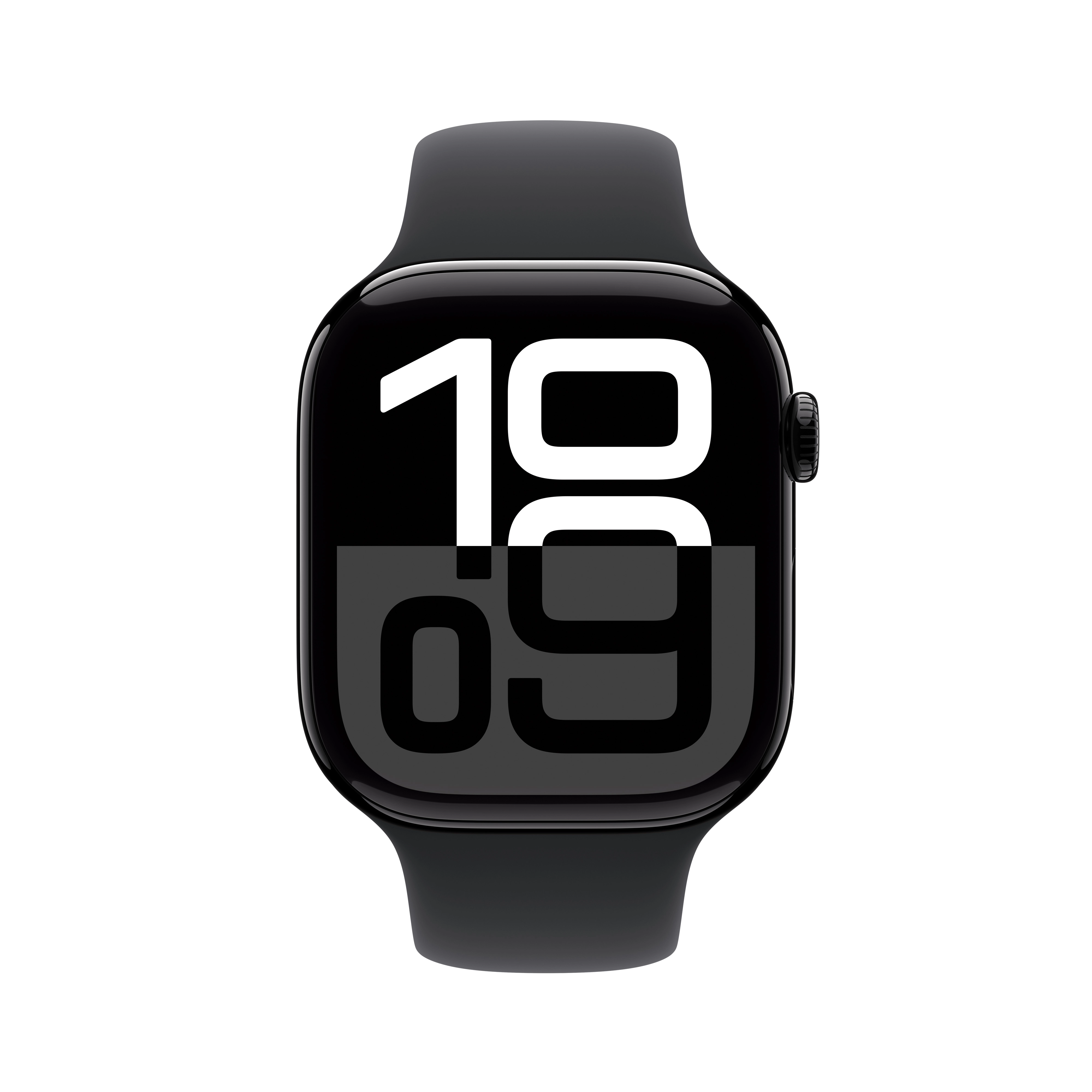 Apple Watch Series 10 GPS + Cellular 42mm aluminium onyks pasek sportowy czarny M/L