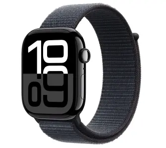 Apple Watch Series 10 GPS + Cellular koperta 42mm aluminium onyks opaska sportowa atramentowa