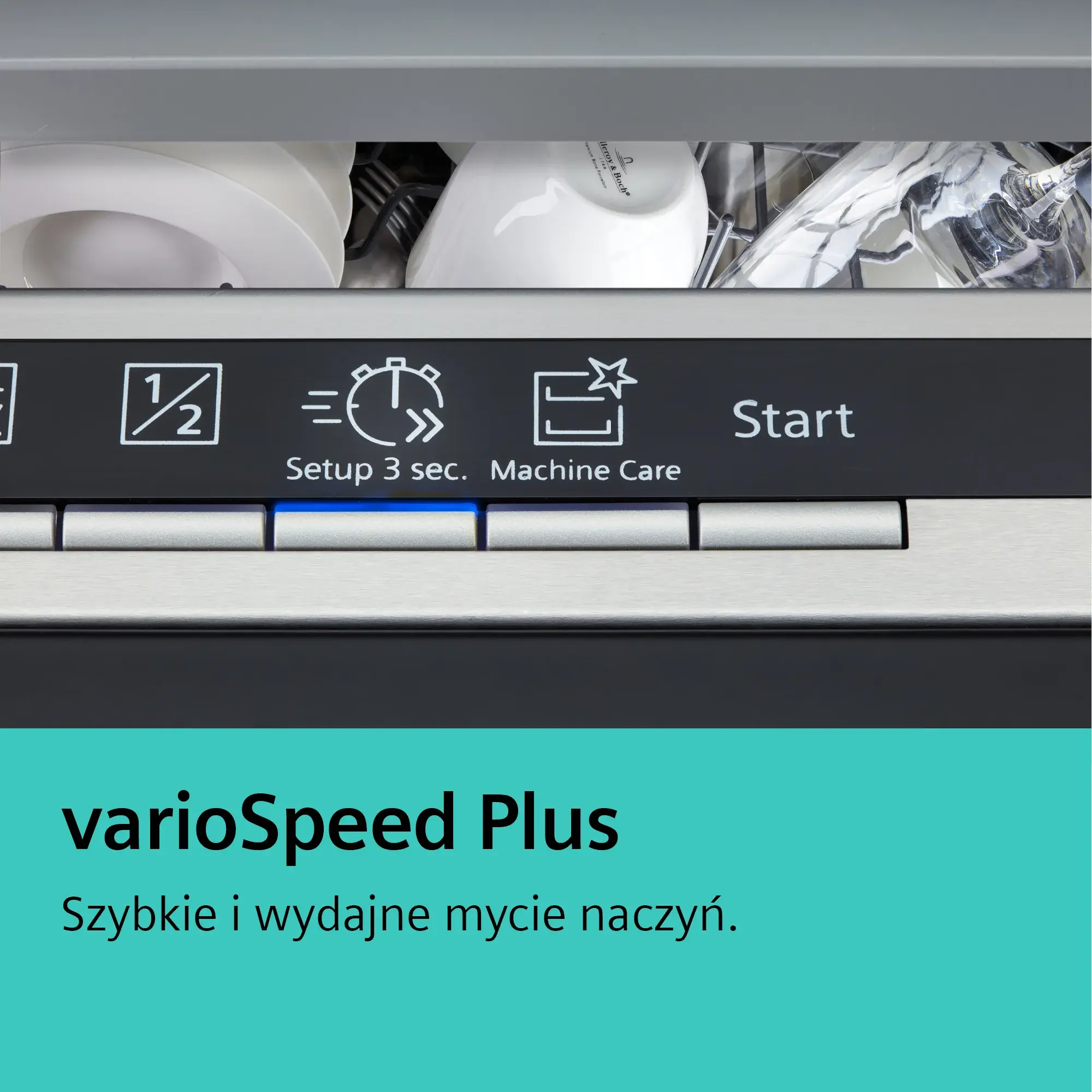 Zmywarka Siemens iQ300 SN63EX06VE 59,8cm Automatyczne otwieranie drzwi Szuflada na sztućce Zdalne sterowanie