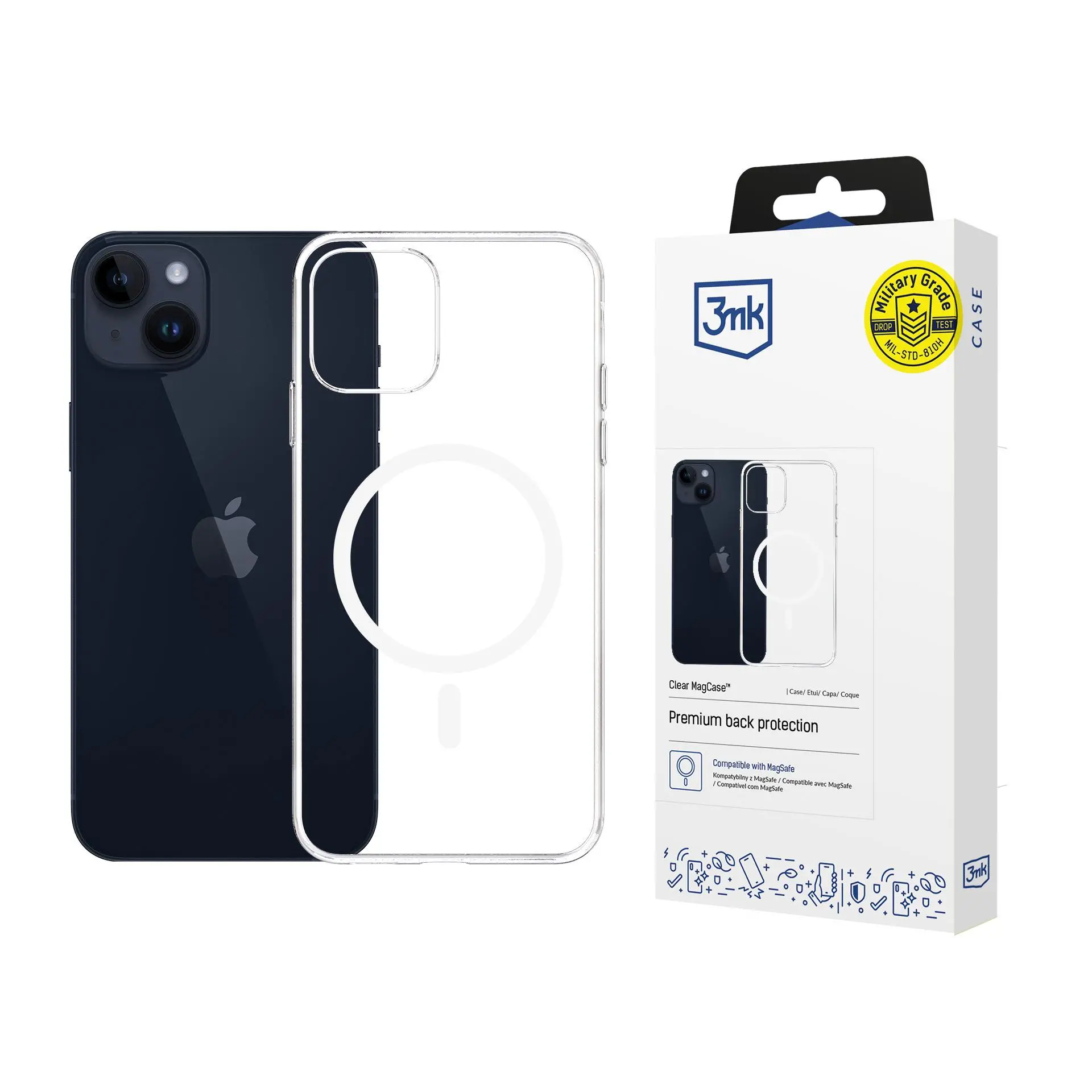Etui 3mk Clear Magcase do iPhone 14 Przezroczysty