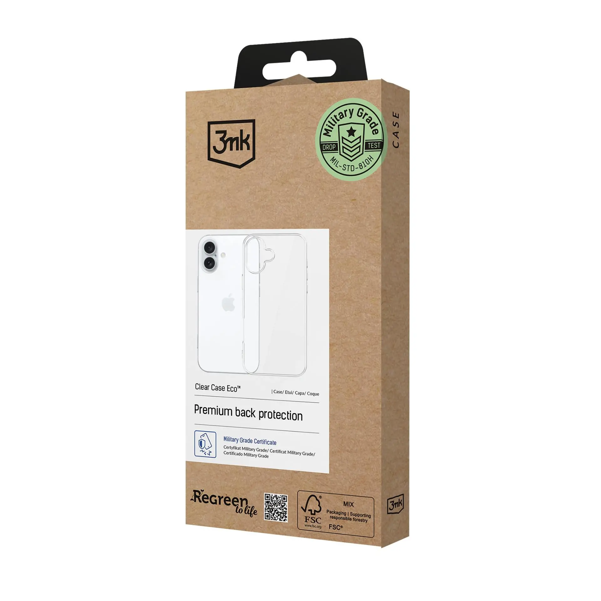 Etui 3mk Clear Case Eco do iPhone 16 Plus Przezroczysty