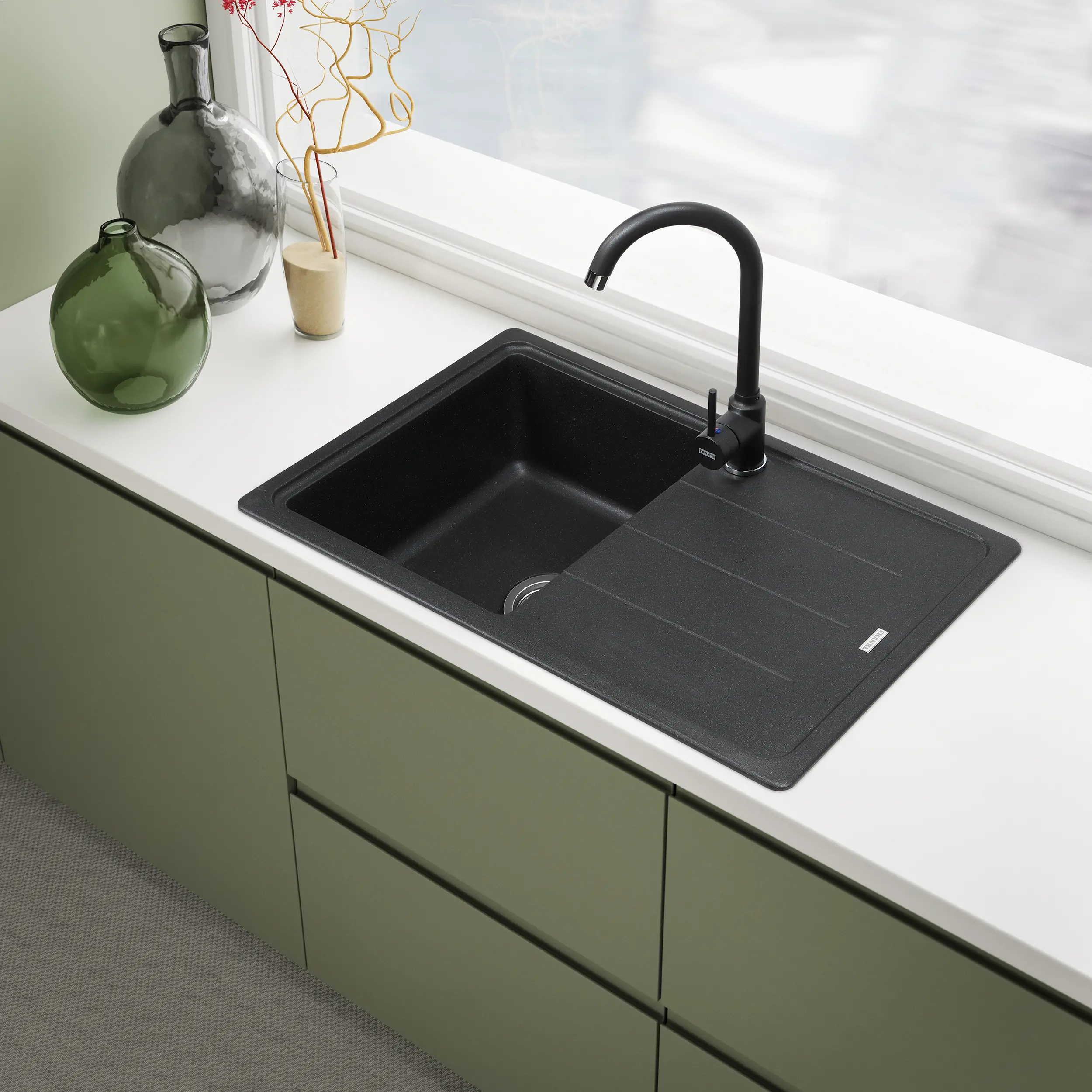 Zlewozmywak Franke BFG 611-78 Onyx + bateria Pola Onyx