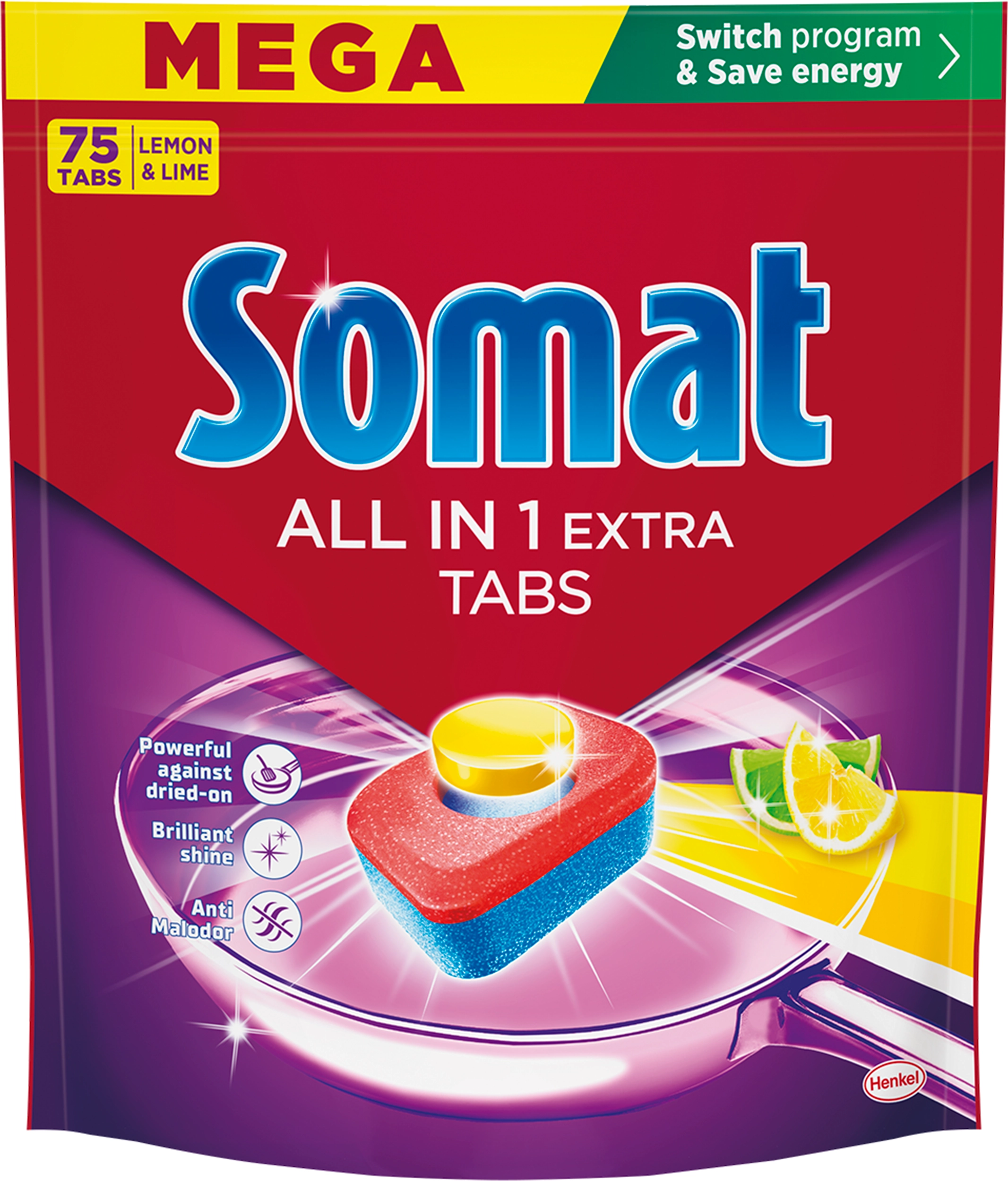 Tabletki do zmywarki Somat All in 1 Extra Lemon 75szt.
