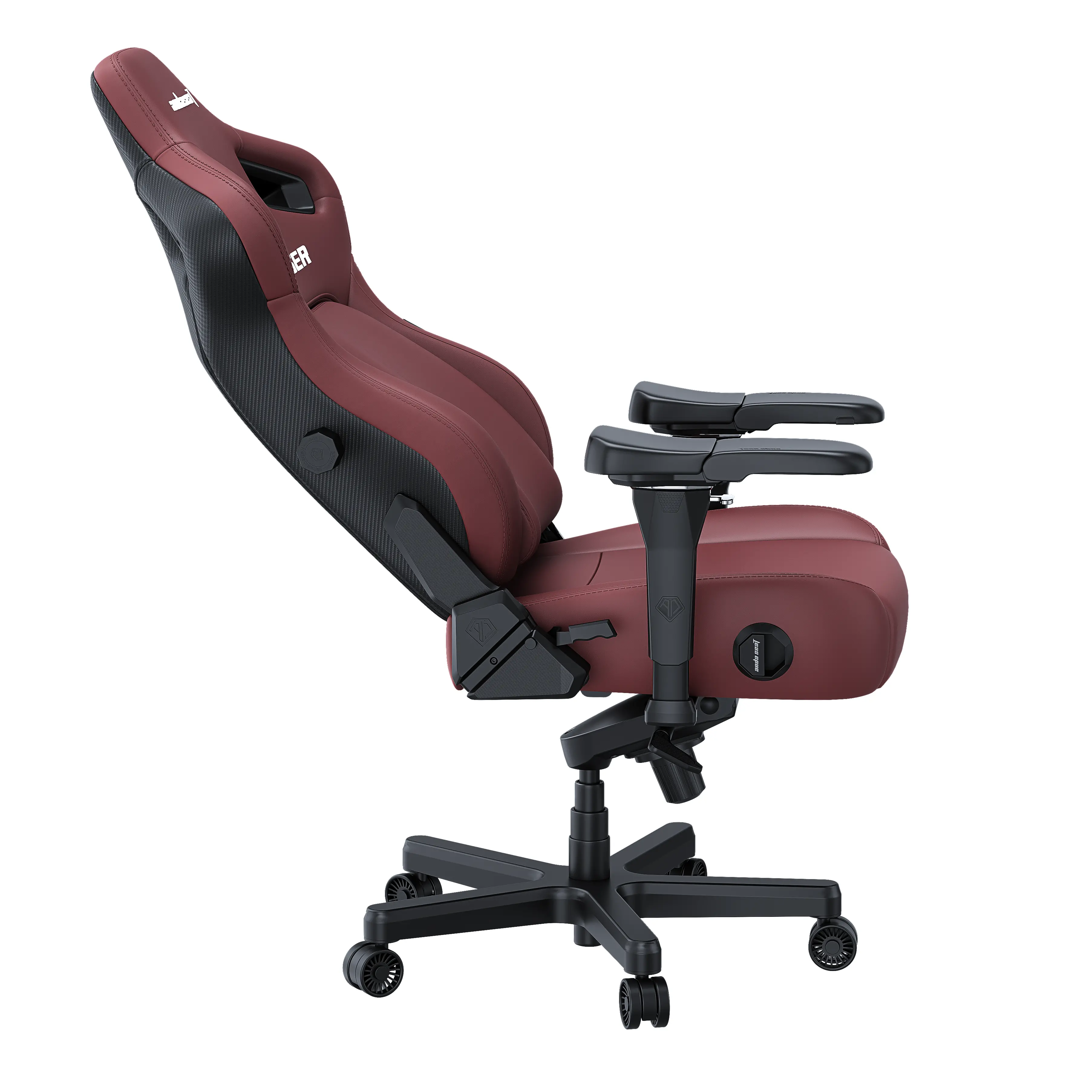 Fotel Anda Seat Kaiser 4 XL Gamingowy do 200kg Skóra Eco Bordowy