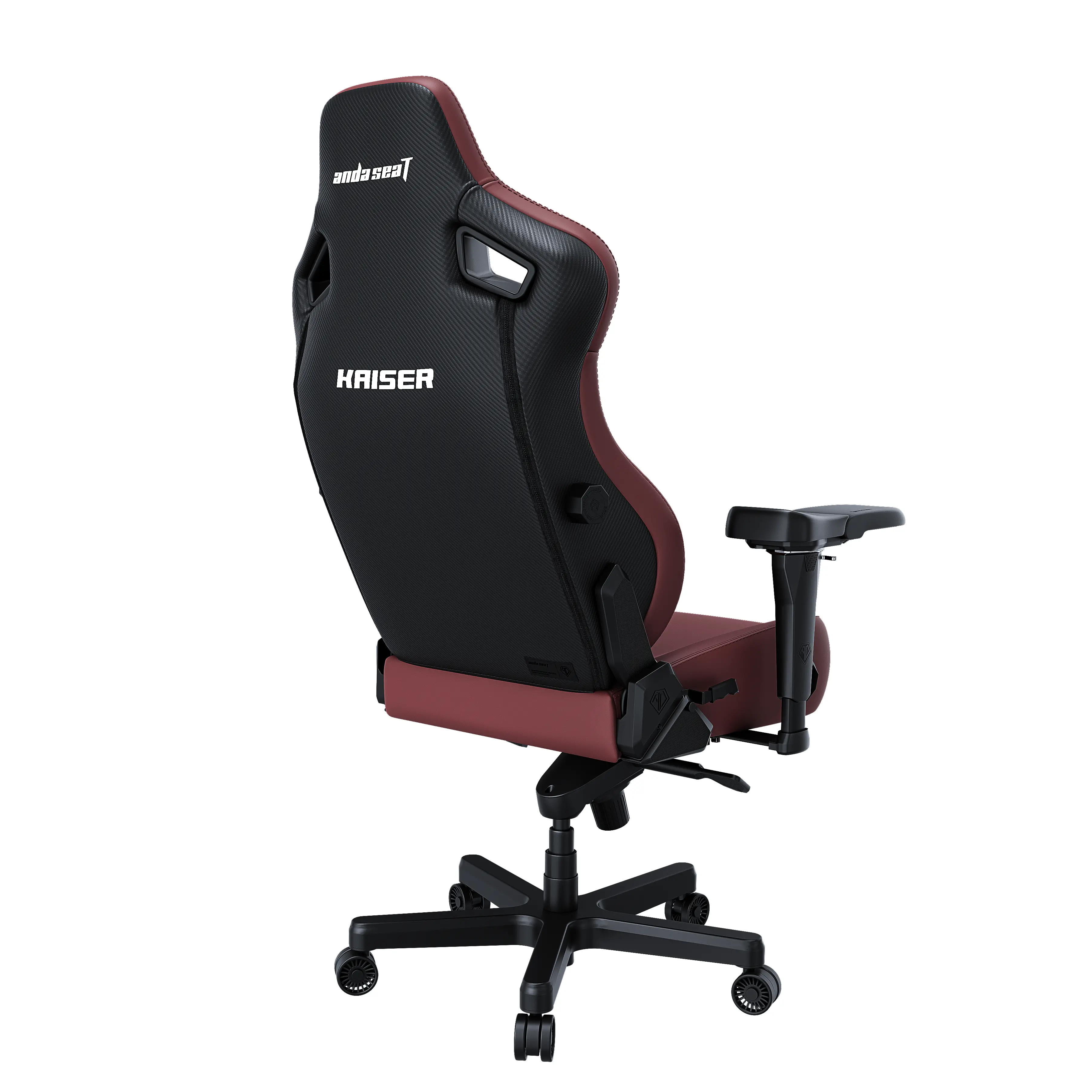 Fotel Anda Seat Kaiser 4 XL Gamingowy do 200kg Skóra Eco Bordowy