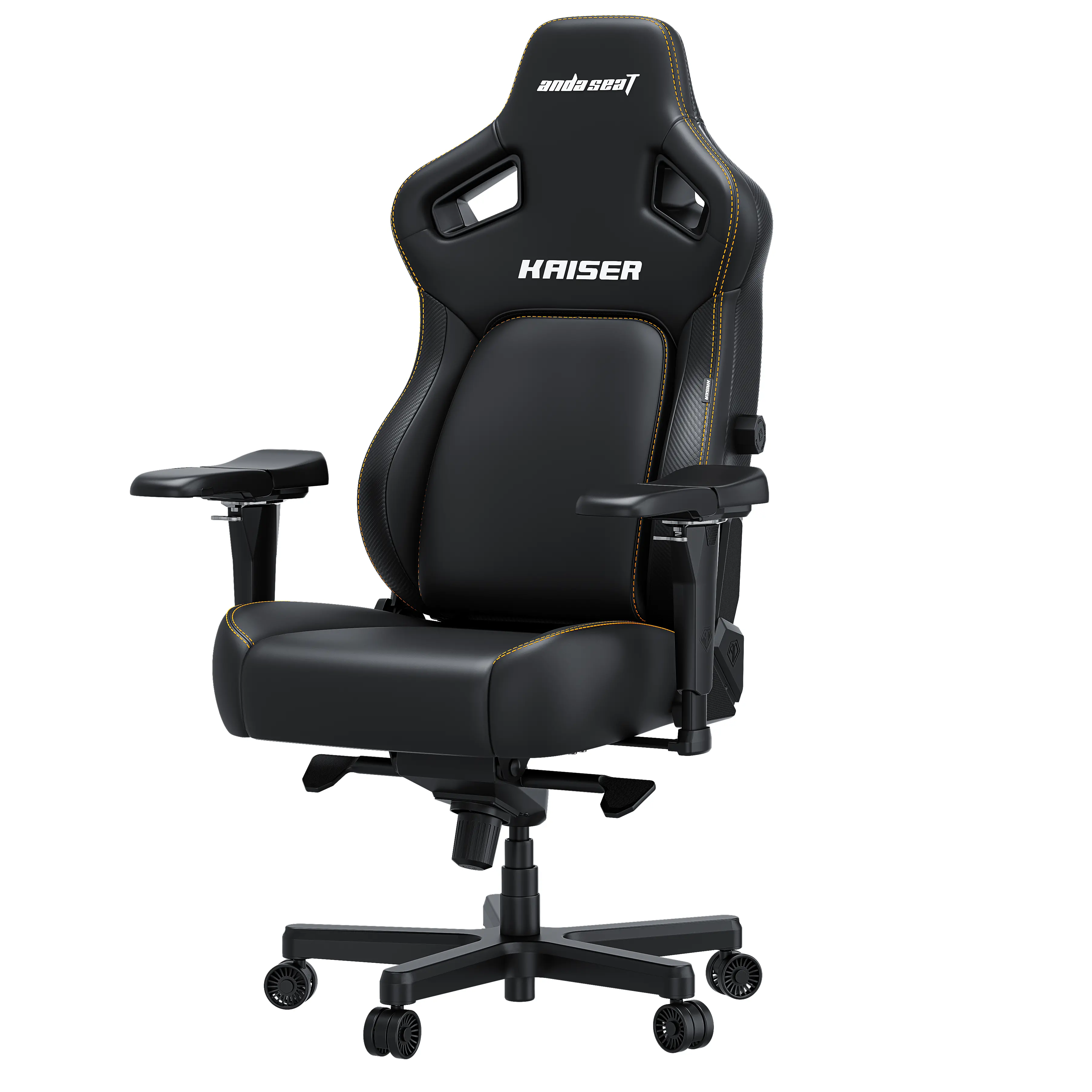 Fotel Anda Seat Kaiser 4 XL Gamingowy do 200kg Skóra Eco Czarny