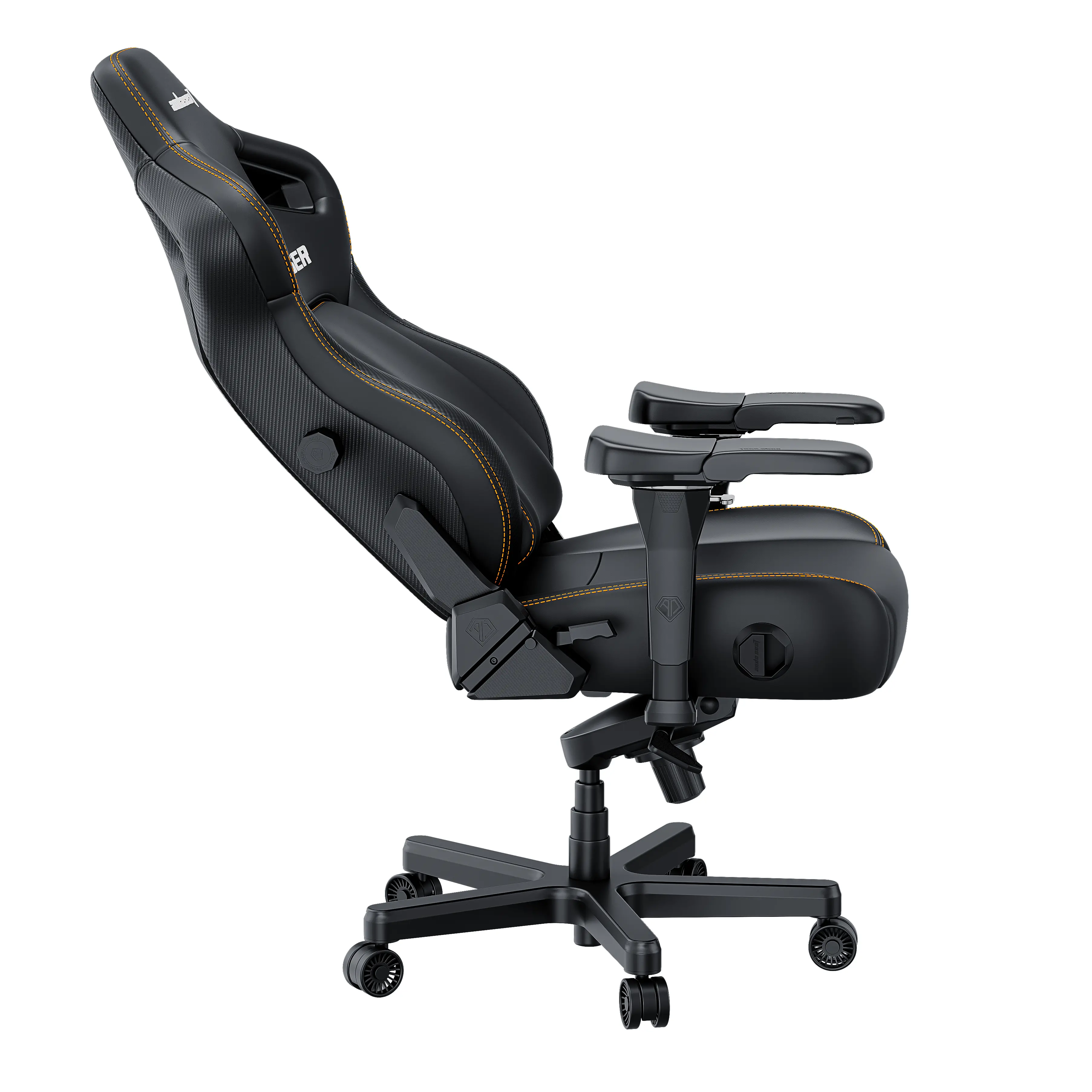 Fotel Anda Seat Kaiser 4 XL Gamingowy do 200kg Skóra Eco Czarny