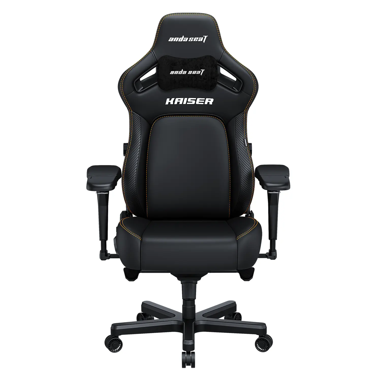 Fotel Anda Seat Kaiser 4 XL Gamingowy do 200kg Skóra Eco Czarny