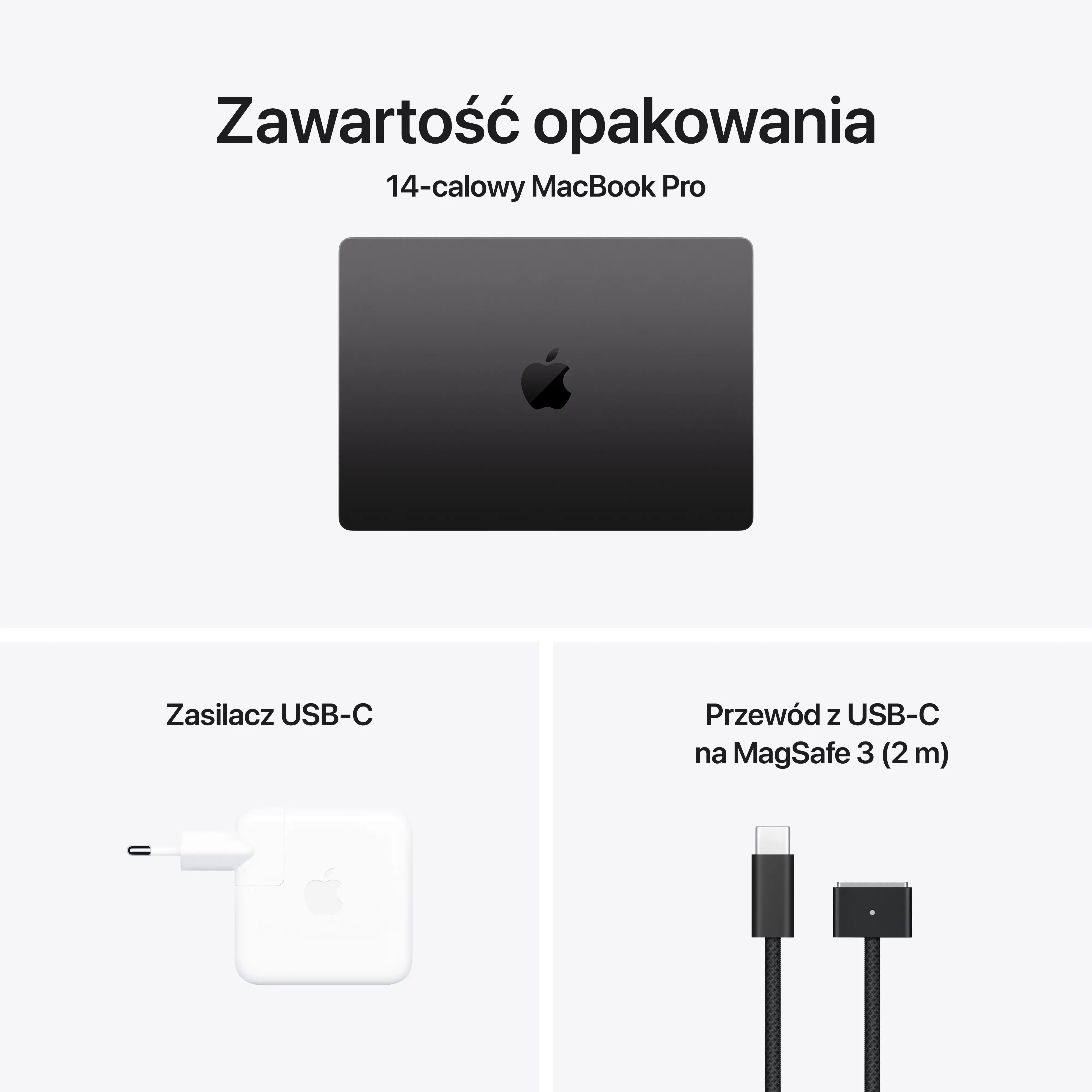 Apple MacBook Pro 2023 14,2" M3 Pro 36GB RAM 512GB Dysk macOS Gwiezdna Czerń
