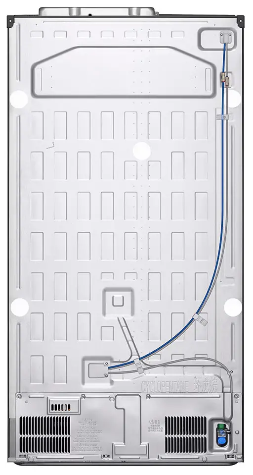 Lodówka LG SBS InstaView GSGV80PYLL Pełny No Frost 179cm Dystrybutor wody Komora świeżości Zdalne sterowanie Srebrny