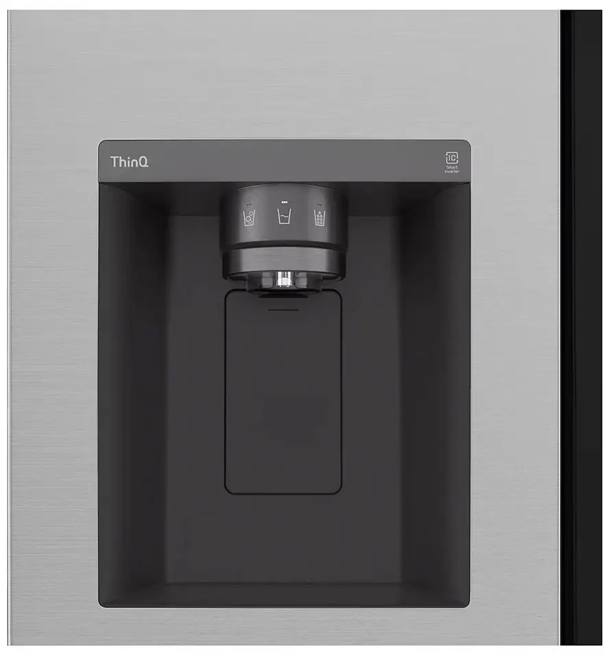Lodówka LG SBS InstaView GSGV80PYLL Pełny No Frost 179cm Dystrybutor wody Komora świeżości Zdalne sterowanie Srebrny