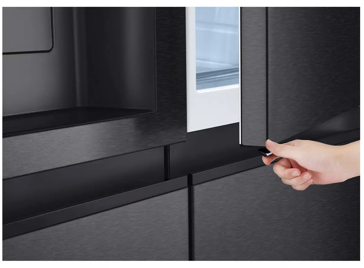 Lodówka LG SBS GSJC41EPPE Pełny No Frost 179cm Dystrybutor wody Ciemny grafit mat