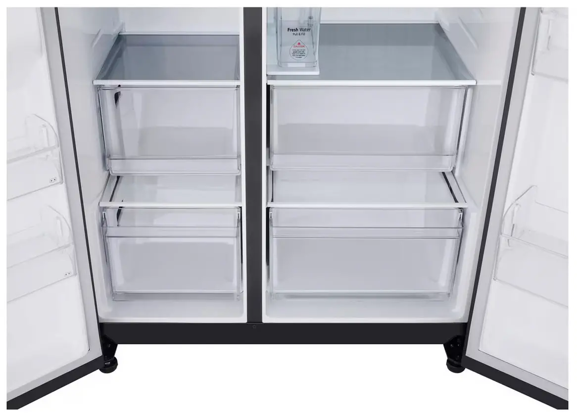 Lodówka LG SBS GSJC41EPPE Pełny No Frost 179cm Dystrybutor wody Ciemny grafit mat