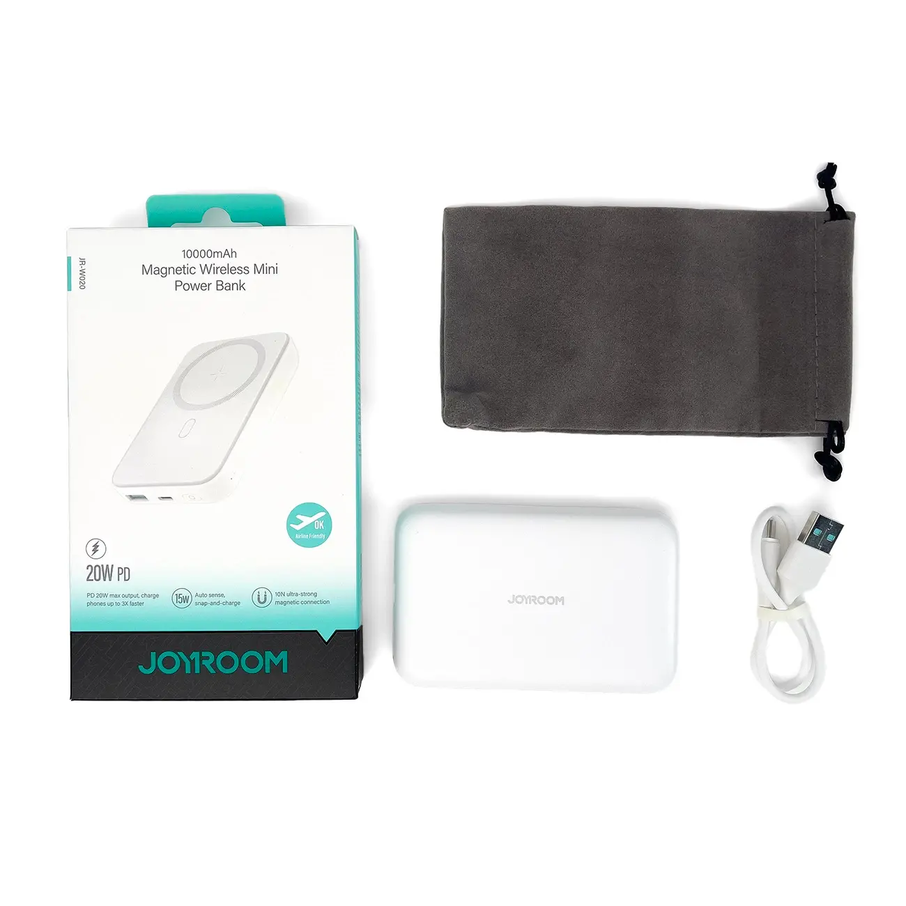 Powerbank Joyroom JR-W020 10000mAh 20W Biały