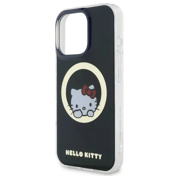 Etui Hello Kitty IML Sweet Kitty MagSafe do iPhone 16 Pro Max Czarny