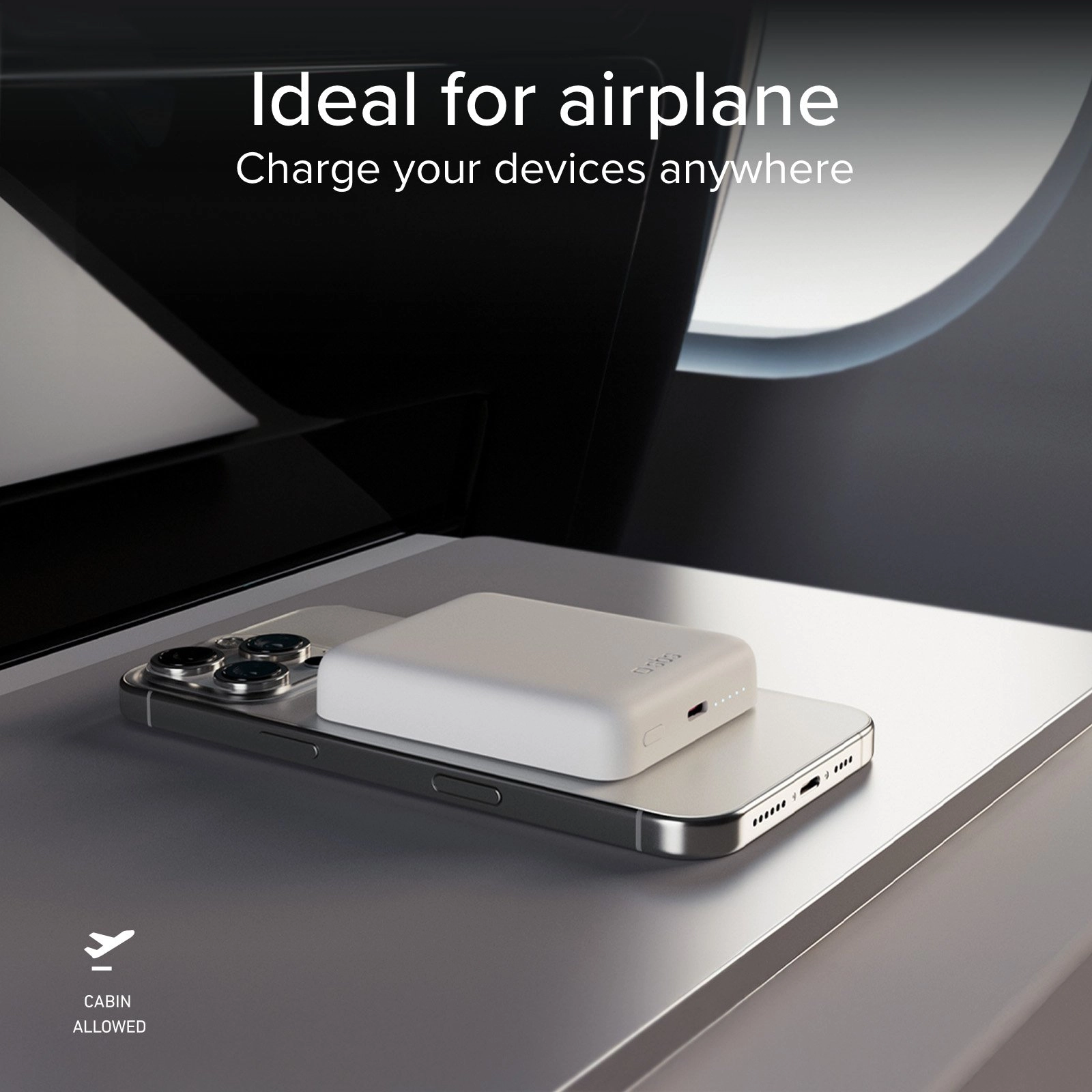 Powerbank SBS TEBB5000HDMAG 5000mAh PD 20W MagSafe Biały