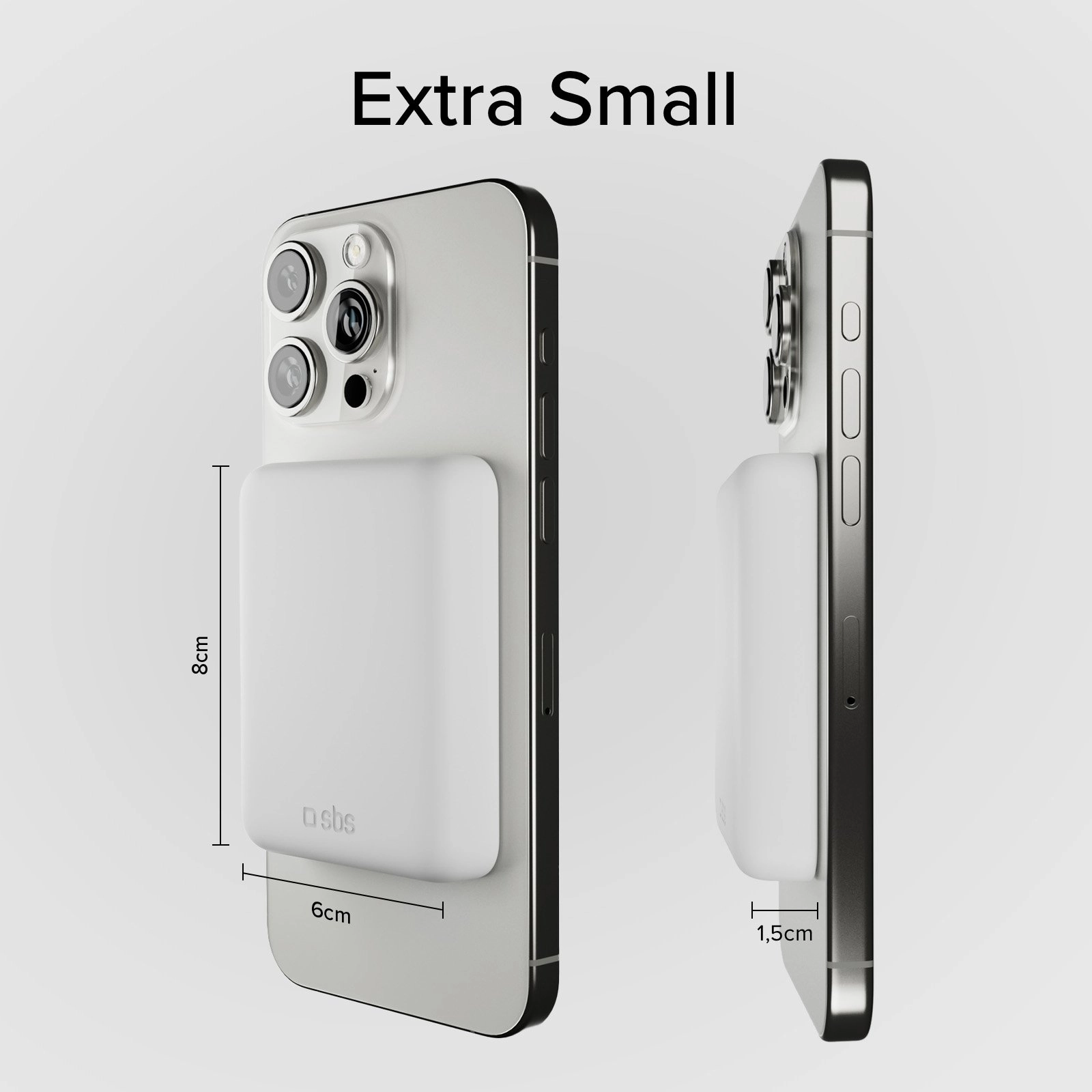 Powerbank SBS TEBB5000HDMAG 5000mAh PD 20W MagSafe Biały