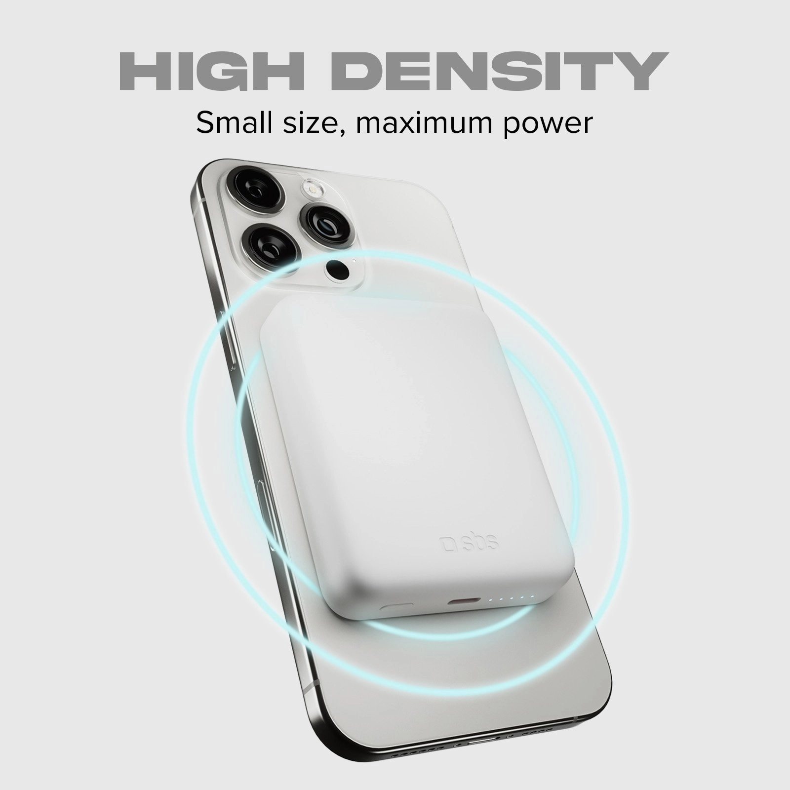 Powerbank SBS TEBB5000HDMAG 5000mAh PD 20W MagSafe Biały