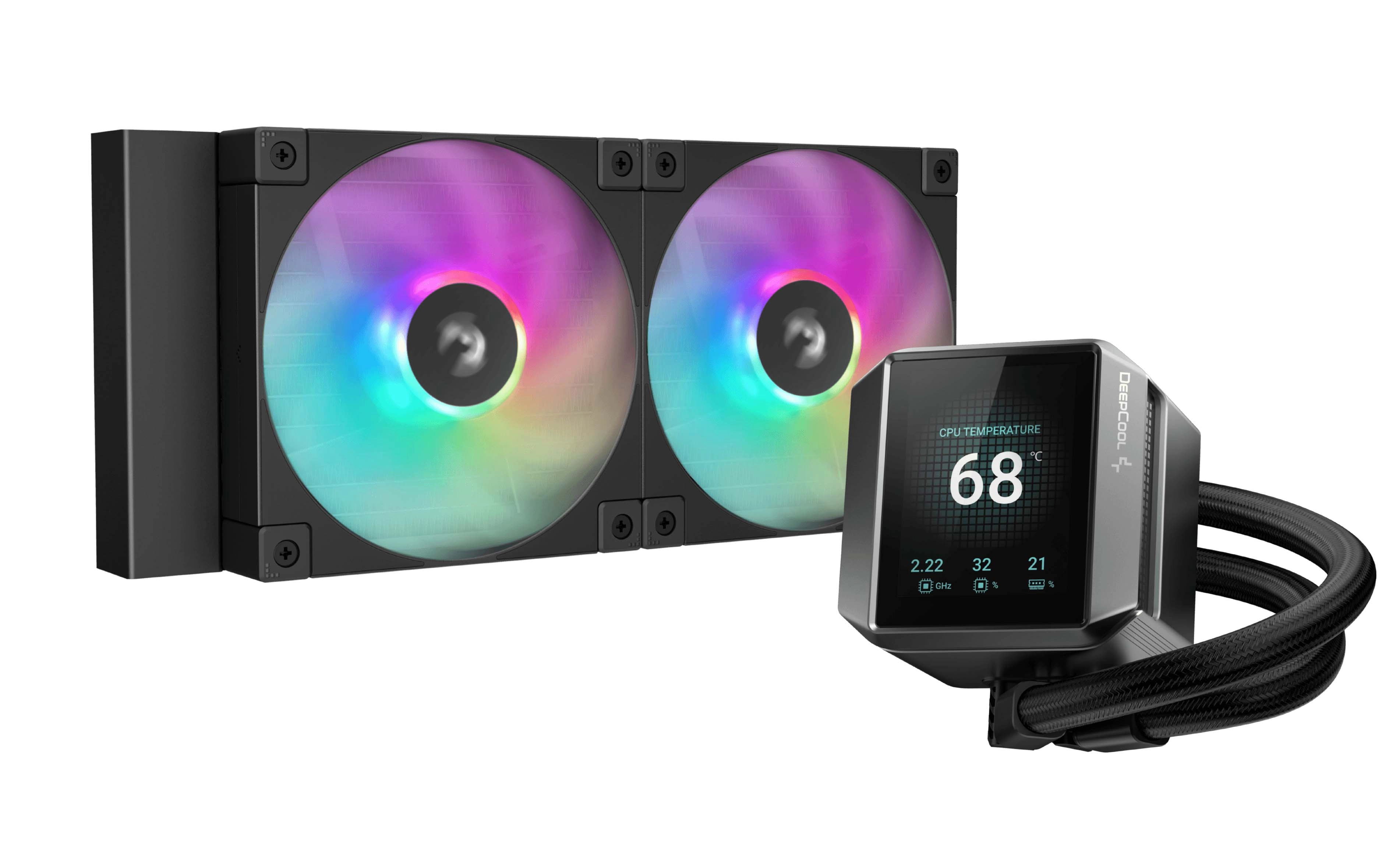 Chłodzenie DeepCool Mystique 240 ARGB Czarny