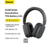 Słuchawki bezprzewodowe Baseus Bowie H1 ANC Nauszne Bluetooth 5.2 Szary