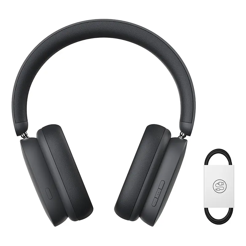 Słuchawki bezprzewodowe Baseus Bowie H1 ANC Nauszne Bluetooth 5.2 Szary