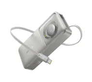 Baseus Free2Pull 10000mAh 30W Wbudowany kabel Szary