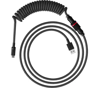 Kabel USB HyperX Spiralny 1,37m Szaro-czarny