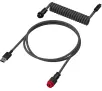 Kabel USB HyperX Spiralny 1,37m Szaro-czarny