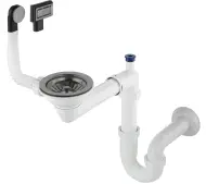 Deante granitowego 1-komorowego Space-Saver Titanium