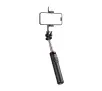 Selfie stick Hurtel WC13YDS 1,3m z podwójną lampą Czarno-srebrny