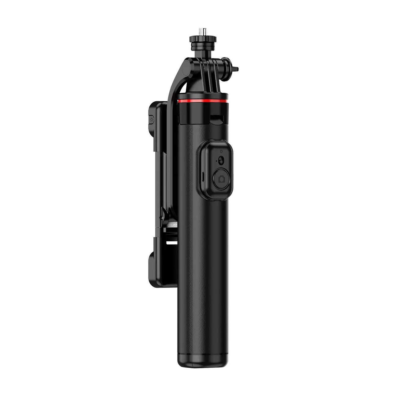 Selfie stick Hurtel WC12YDS 1,3m z podwójną lampą Czarny