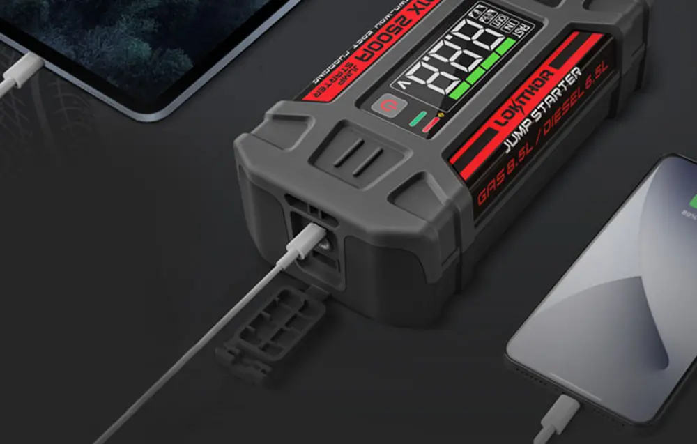Powerbank Lokithor J401X Jump starter - 2500A 12V 74Wh