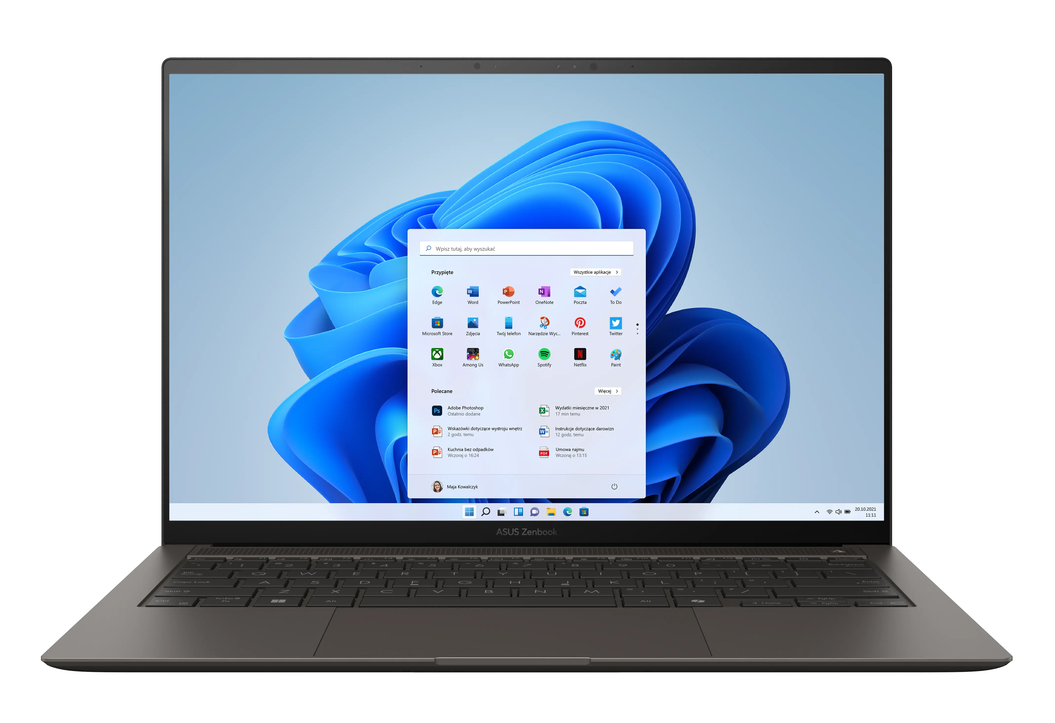 Laptop ASUS Zenbook S 14 OLED UX5406SA-PV029W 14" Ultra 7 258V 32GB RAM 1TB Dysk SSD Win11 Szary