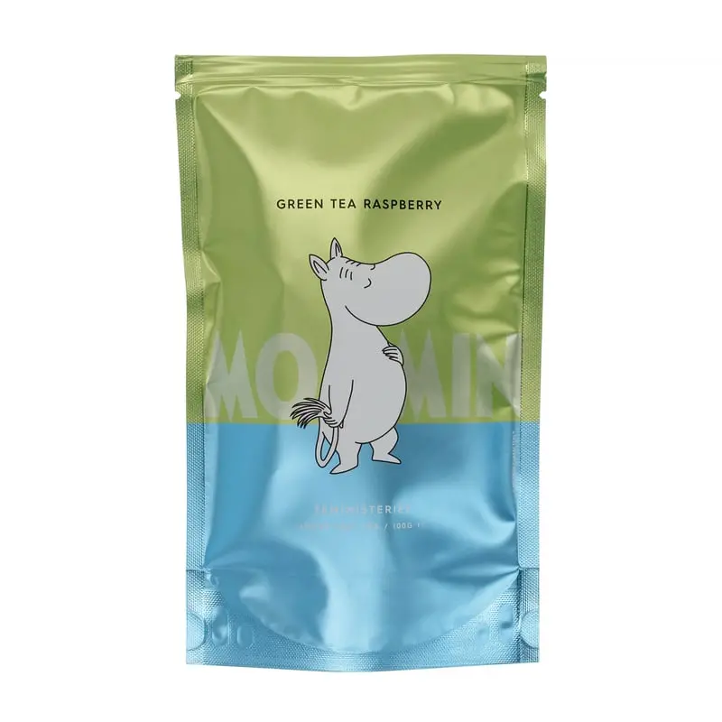 Herbata Teministeriet Moomin Green Tea Raspberry 100g