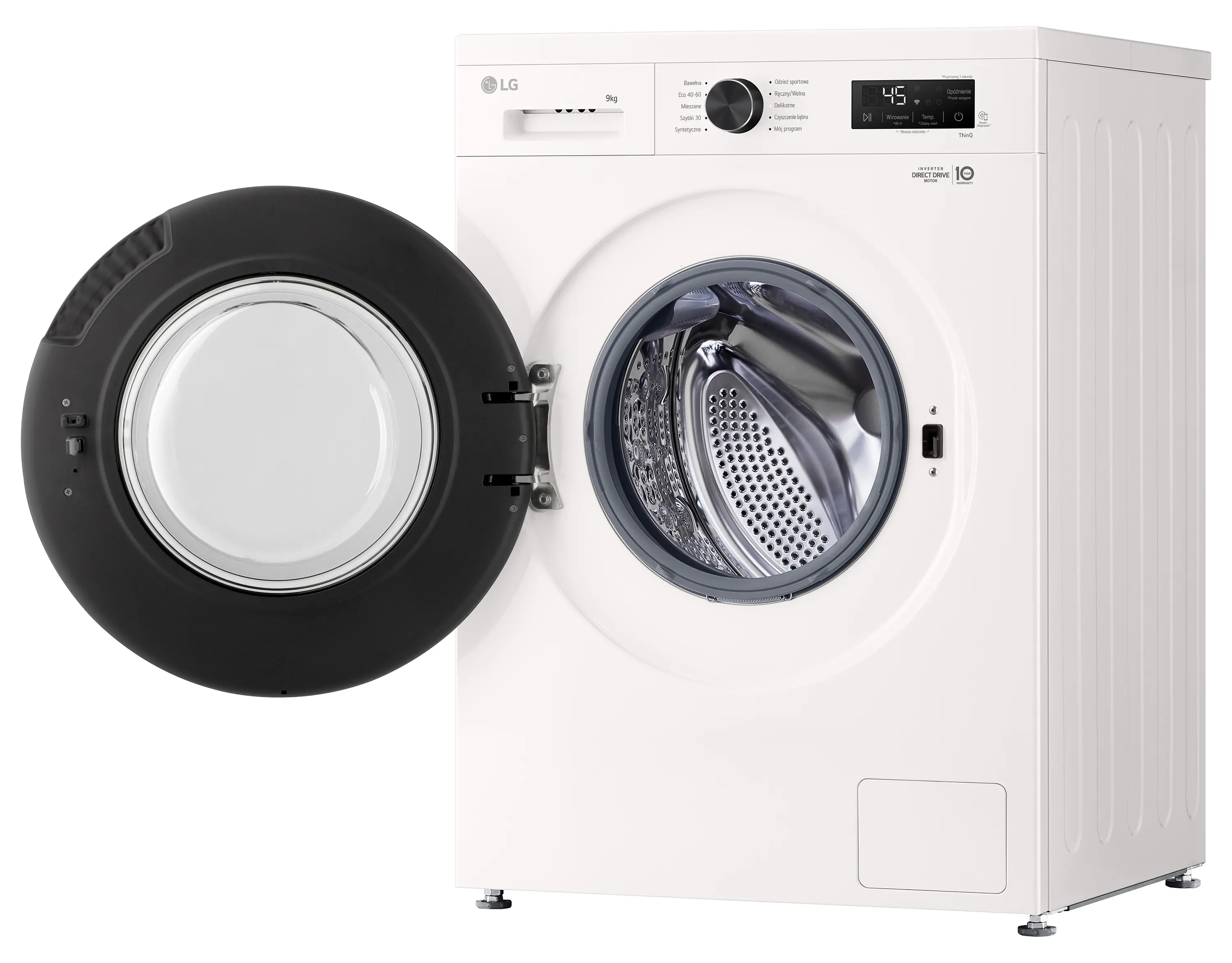 Pralka LG Seria 100 F4X1009NWB 9kg 1400obr/min Zdalne sterowanie