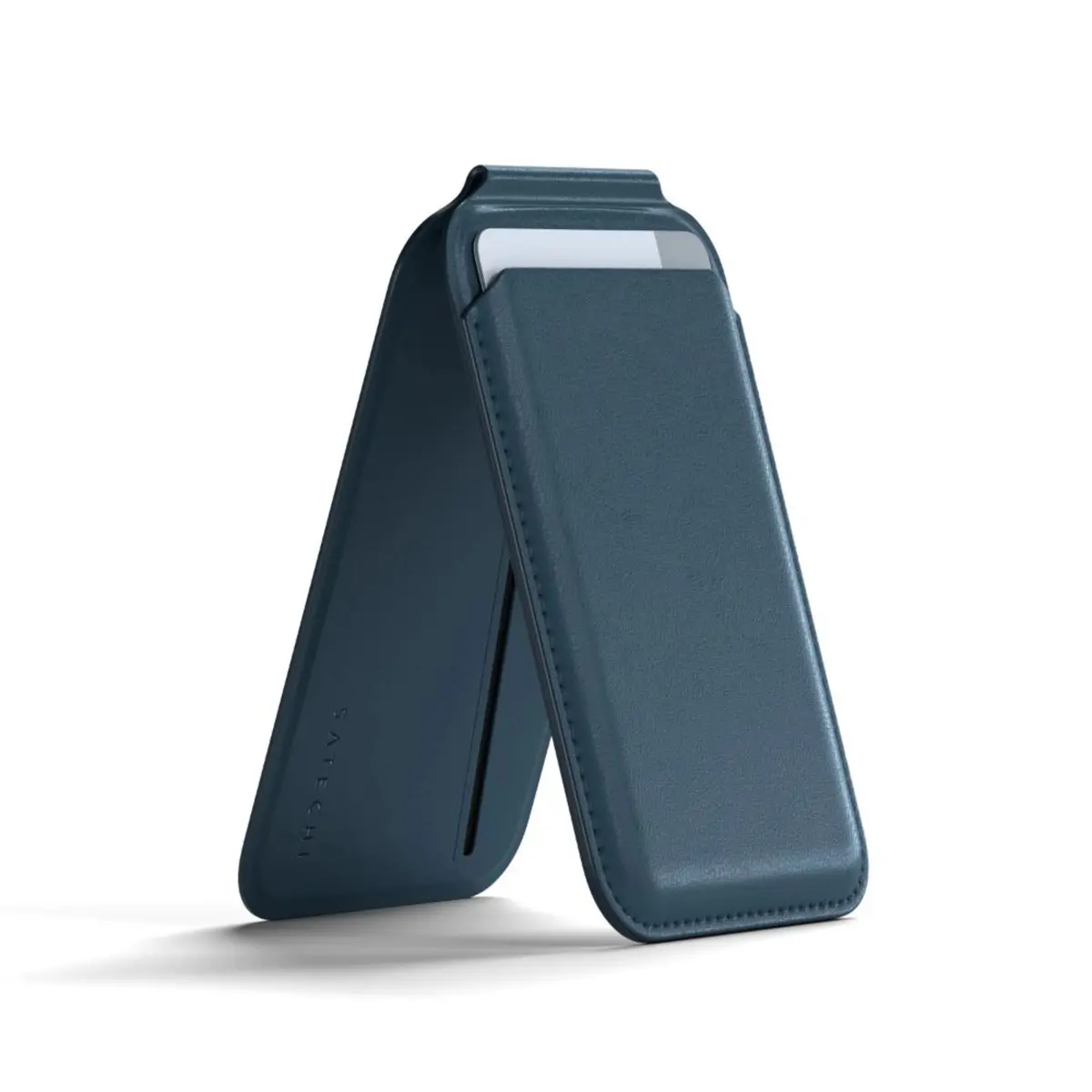 Etui Satechi Magnetic Wallet Stand do iPhone Niebieski