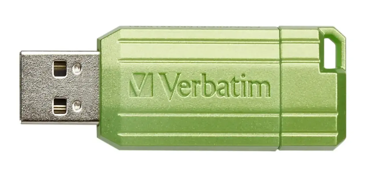 PenDrive Verbatim PinStripe 64GB USB 2.0 Zielony