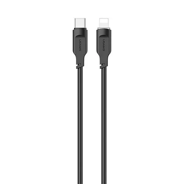 Kabel USAMS USB-C na Lightning 20W PD Fast Charging Lithe Series 1,2m Czarny