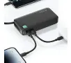 Powerbank USAMS US-CD224 Ze zwijanym kablem USB-C Retractable 10000mAh PD20W Fast Charge XY Series Fioletowy