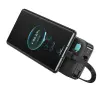 Powerbank USAMS US-CD224 Ze zwijanym kablem USB-C Retractable 10000mAh PD20W Fast Charge XY Series Fioletowy