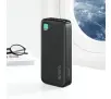 Powerbank USAMS US-CD224 Ze zwijanym kablem USB-C Retractable 10000mAh PD20W Fast Charge XY Series Fioletowy