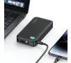 Powerbank USAMS US-CD224 Ze zwijanym kablem USB-C Retractable 10000mAh PD20W Fast Charge XY Series Fioletowy