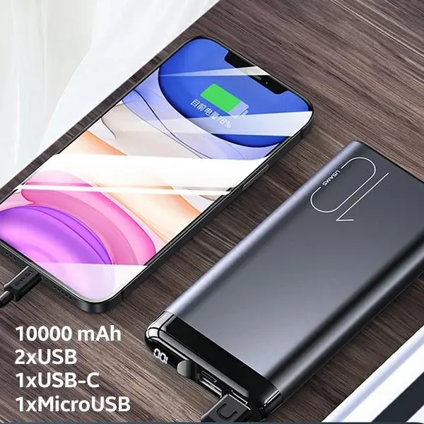 Powerbank USAMS PB55 10000mAh 10W Szary
