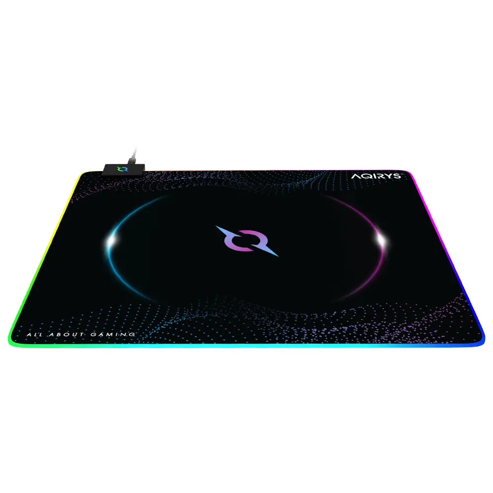 Podkładka Aqirys Eclipse RGB M Czarny