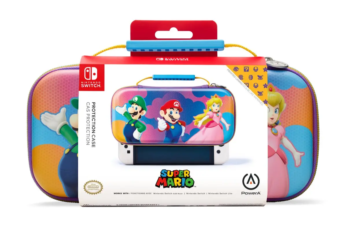 Etui PowerA NSCS0302-01 Protection Case Super Mario Color Splash do Nintendo Switch