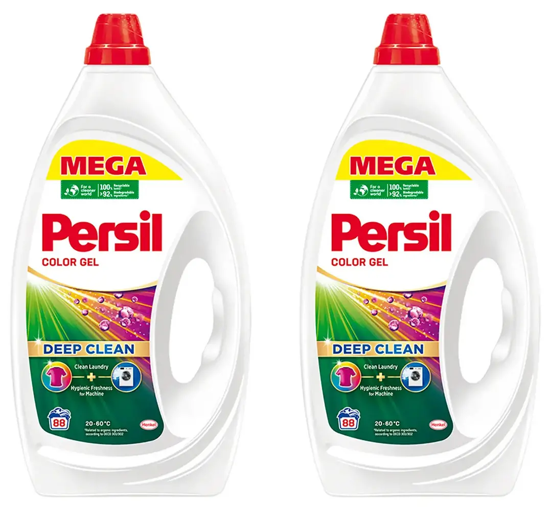 Żel do prania Persil Deep Clean Color 88 prań zestaw 2x3,96l