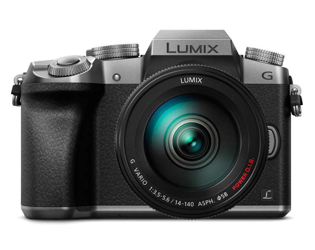 Aparat Panasonic Lumix DMC-G7 + 14-140 mm (srebrny)
